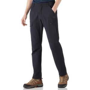 Outdoor Ventures Men’s Hiking Pants Lightweight Water Resistant Cargo Work Pants Ripstop Outdoor Pants for Tactical Travel(Navy- Upgrade)