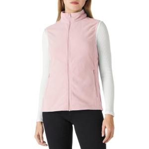 Outdoor Ventures Women’s Fleece Vest, Zip Up Lightweight Soft Running Vest Outerwear Sleeveless with Pockets(Pink)