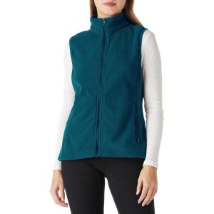 Outdoor Ventures Women’s Polar Fleece Zip Vest Outerwear with Pockets,Warm Sleeveless Coat Vest for Fall & Winter(Dark Blue)