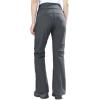 Outdoor Ventures Fleece Lined Waterproof Pants Women Ski Snow Insulated Softshell Snowboard Hiking with Boot Cut(New Dark Grey – Elastic Waistband)
