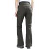 Outdoor Ventures Fleece Lined Waterproof Pants Women Ski Snow Insulated Softshell Snowboard Hiking with Boot Cut(New Grey – Elastic Waistband)