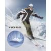 Outdoor Ventures Fleece Lined Waterproof Pants Women Ski Snow Insulated Softshell Snowboard Hiking with Boot Cut(New Olive Green – Elastic Waistband)