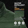 Outdoor Ventures Men’s Lightweight Packable Puffer Winter Jacket Insulated Puffy Coat for Snow Ski Hiking Travel(Army Green(fold in Bag))