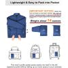 Outdoor Ventures Men’s Lightweight Packable Puffer Winter Jacket Insulated Puffy Coat for Snow Ski Hiking Travel(Collegiate Navy(fold in Pocket))
