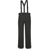 Outdoor Ventures Mens Snow Bibs Waterproof Insulated Overalls Ski Pants Warm Winter Snowboarding Detachable(Black-1)