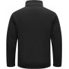 Outdoor Ventures Men’s Softshell Jacket Waterproof Fleece Lined Rain Shell Jacket Lightweight Windbreaker for Hiking Travel(Black)