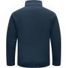 Outdoor Ventures Men’s Softshell Jacket Waterproof Fleece Lined Rain Shell Jacket Lightweight Windbreaker for Hiking Travel(Blue)