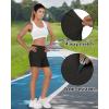 Outdoor Ventures Women’s Hiking Shorts Stretch Lightweight Golf Shorts Quick Dry UPF 50+ 5 inch Cargo Short for Camping(Dark Black)