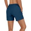 Outdoor Ventures Women’s Hiking Shorts Stretch Lightweight Golf Shorts Quick Dry UPF 50+ 5 inch Cargo Short for Camping(Dark Blue)