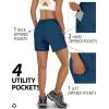 Outdoor Ventures Women’s Hiking Shorts Stretch Lightweight Golf Shorts Quick Dry UPF 50+ 5 inch Cargo Short for Camping(Dark Blue)