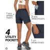 Outdoor Ventures Women’s Hiking Shorts Stretch Lightweight Golf Shorts Quick Dry UPF 50+ 5 inch Cargo Short for Camping(Dark Grey)