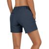 Outdoor Ventures Women’s Hiking Shorts Stretch Lightweight Golf Shorts Quick Dry UPF 50+ 5 inch Cargo Short for Camping(Dark Grey)