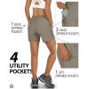 Outdoor Ventures Women’s Hiking Shorts Stretch Lightweight Golf Shorts Quick Dry UPF 50+ 5 inch Cargo Short for Camping(Fossil)