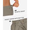 Outdoor Ventures Women’s Hiking Shorts Stretch Lightweight Golf Shorts Quick Dry UPF 50+ 5 inch Cargo Short for Camping(Fossil)