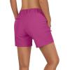 Outdoor Ventures Women’s Hiking Shorts Stretch Lightweight Golf Shorts Quick Dry UPF 50+ 5 inch Cargo Short for Camping(Raspberry Red)