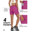 Outdoor Ventures Women’s Hiking Shorts Stretch Lightweight Golf Shorts Quick Dry UPF 50+ 5 inch Cargo Short for Camping(Raspberry Red)