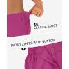 Outdoor Ventures Women’s Hiking Shorts Stretch Lightweight Golf Shorts Quick Dry UPF 50+ 5 inch Cargo Short for Camping(Raspberry Red)