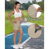Outdoor Ventures Women’s Hiking Shorts Stretch Lightweight Golf Shorts Quick Dry UPF 50+ 5 inch Cargo Short for Camping(Woody Brown)