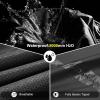 Outdoor Ventures Women’s Rain Pants Packable Waterproof Hiking Pants Windproof Breathable Outdoor Rain Over Pants(Black)