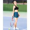Outdoor Ventures Women’s Tennis Skirts with Pockets, Golf Skort Workout Athletic Running Hiking Skirts with Shorts(Blue-upgrade)