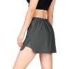 Outdoor Ventures Women’s Tennis Skirts with Pockets, Golf Skort Workout Athletic Running Hiking Skirts with Shorts(Grey-upgrade)
