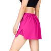 Outdoor Ventures Women’s Tennis Skirts with Pockets, Golf Skort Workout Athletic Running Hiking Skirts with Shorts(Pink-upgrade)