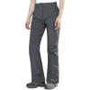 Outdoor Ventures Fleece Lined Waterproof Pants Women Ski Snow Insulated Softshell Snowboard Hiking with Boot Cut(New Dark Grey – Elastic Waistband)