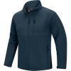 Outdoor Ventures Men’s Softshell Jacket Waterproof Fleece Lined Rain Shell Jacket Lightweight Windbreaker for Hiking Travel(Blue)