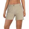 Outdoor Ventures Women’s Hiking Shorts Stretch Lightweight Golf Shorts Quick Dry UPF 50+ 5 inch Cargo Short for Camping(Woody Brown)