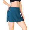 Outdoor Ventures Women’s Tennis Skirts with Pockets, Golf Skort Workout Athletic Running Hiking Skirts with Shorts(Blue-upgrade)