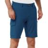 Outdoor Ventures Men’s 10″ Hiking Shorts Water-resistants Quick Dry Outdoor Golf Shorts(Med Indigo Blue)