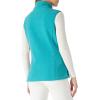 Outdoor Ventures Women’s Polar Fleece Zip Vest Outerwear with Pockets,Warm Sleeveless Coat Vest for Fall & Winter(Aquamarine Blue)