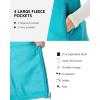Outdoor Ventures Women’s Polar Fleece Zip Vest Outerwear with Pockets,Warm Sleeveless Coat Vest for Fall & Winter(Aquamarine Blue)
