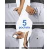 Outdoor Ventures Men’s Golf Shorts 11″ Inseam Classic-Fit Flat Front Stretch Casual Shorts with Pockets Summer Hiking Travel(Silver)