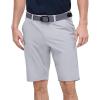 Outdoor Ventures Men’s Golf Shorts 11″ Inseam Classic-Fit Flat Front Stretch Casual Shorts with Pockets Summer Hiking Travel(Silver)