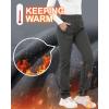 Outdoor Ventures Women’s Idra Fleece Lined Hiking Pants Outdoor Softshell Waterproof Snow Pants Windproof Ski Pants(Grey)