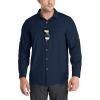 Outdoor Ventures Men’s UPF 50+ UV Sun Protection SPF Hiking Shirt Long Sleeve Lightweight Quick Dry for Safari Travel Fishing(Navy)